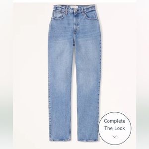 Abercrombie curve love straight jeans